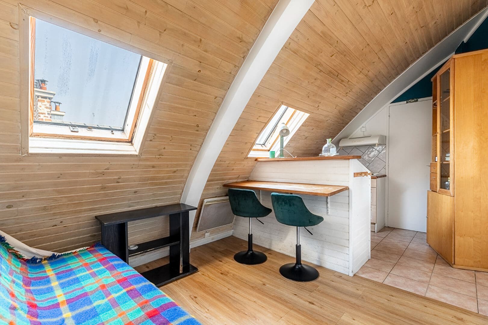 Appartement 1 pièce 16,3 m² à Condorcet – Montholon